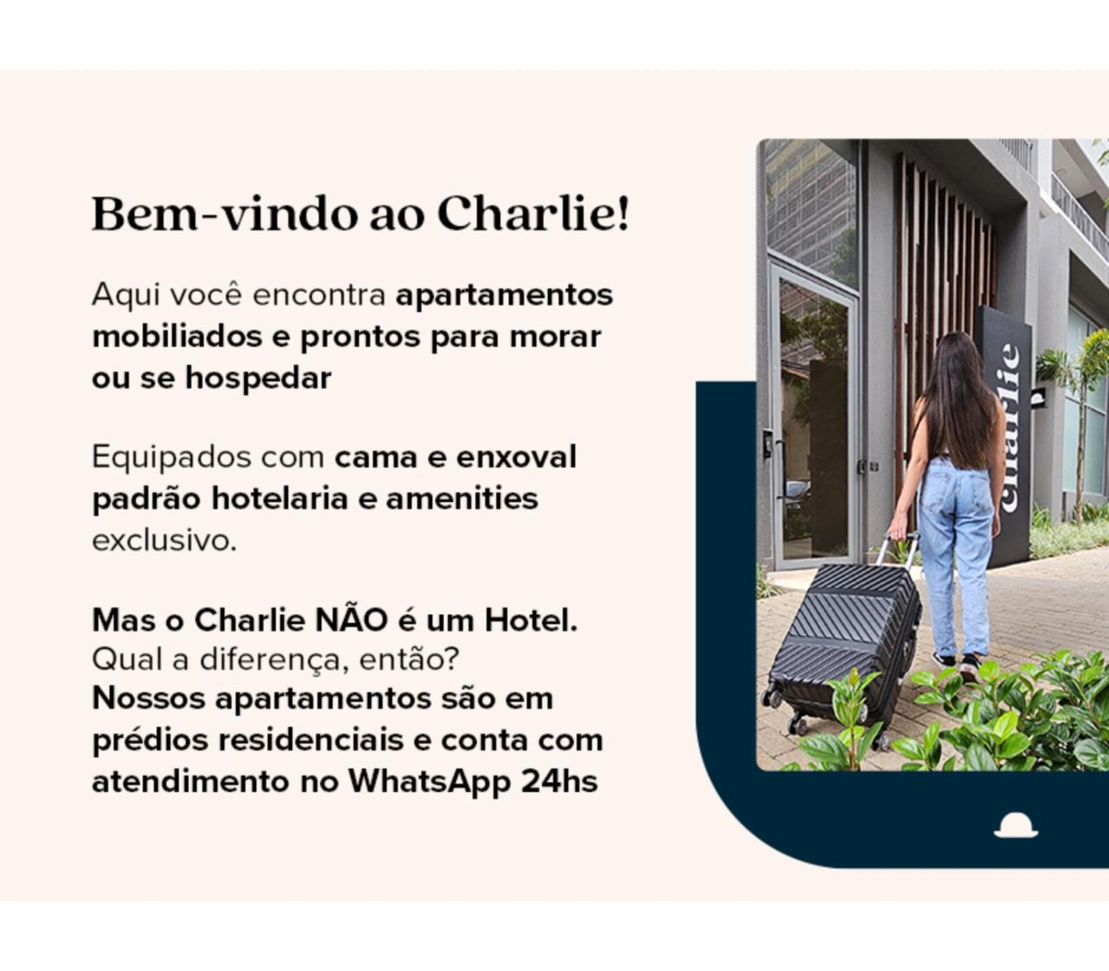 Апартаменти Smart Charlie Mobi Pinheiros Сан-Паулу Екстер'єр фото